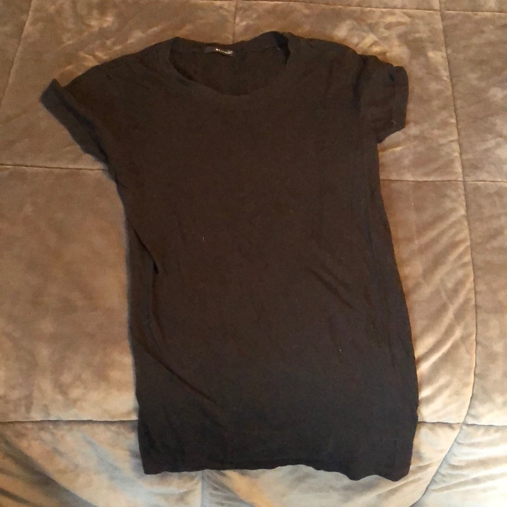 Plain black T-shirt